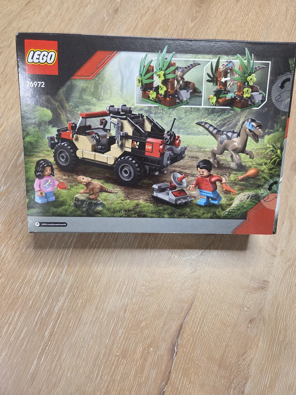 LEGO Jurassic World Raptor Off-Road Escape (76972) Brand New 6+